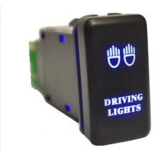 LED Light 3 AMP 12V Purple Car Custom Bar Bouton poussoir avec fil